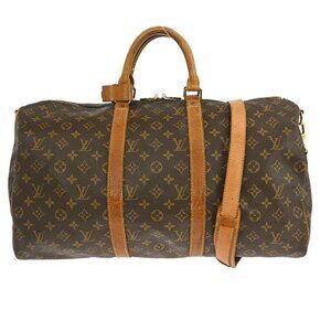 LOUIS VUITTON KEEPALL 50 BANDOULIERE HANDBAG MONOGRAM M41416 VI0943 YQ01386